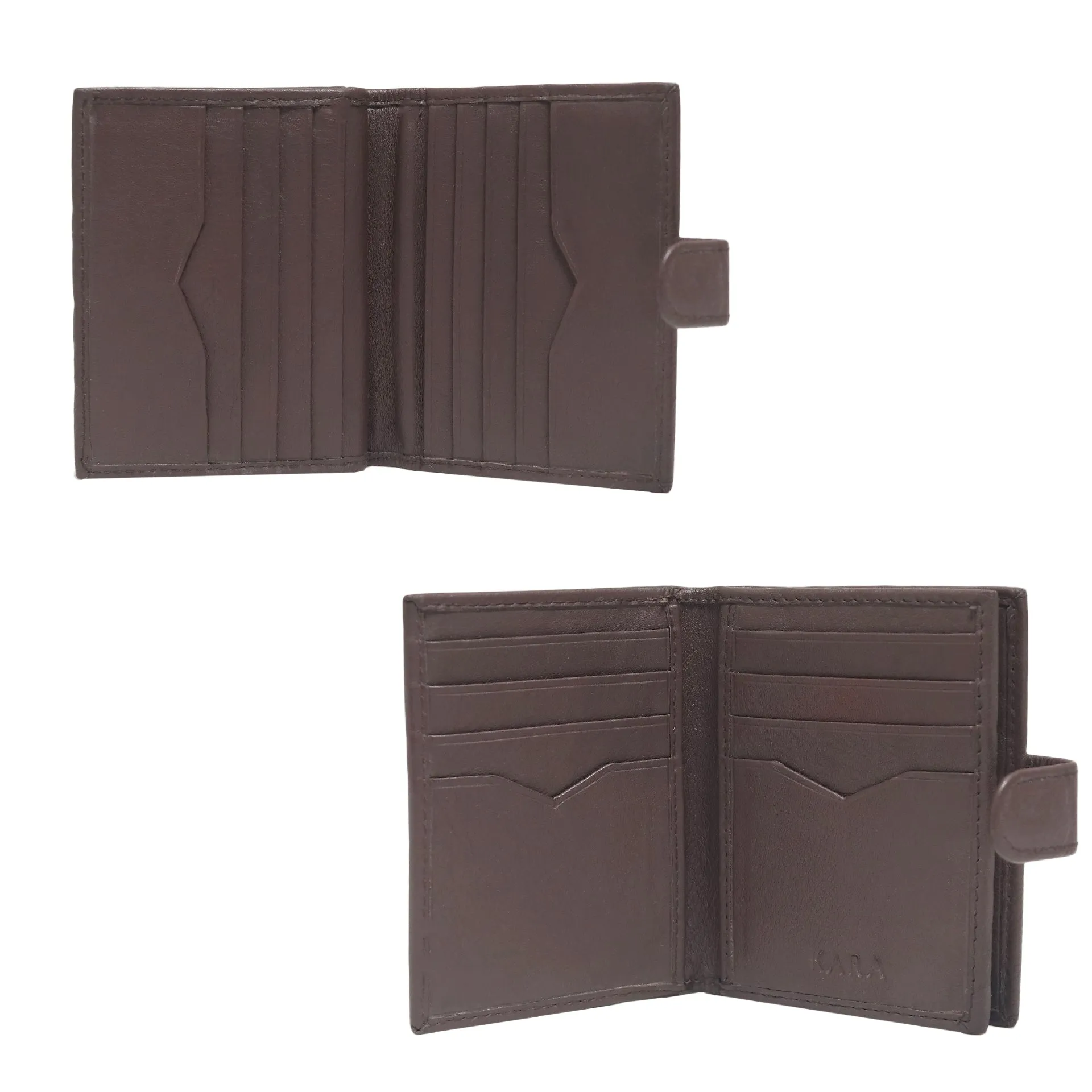 14044 Black Leather Card Holder for Men and Women