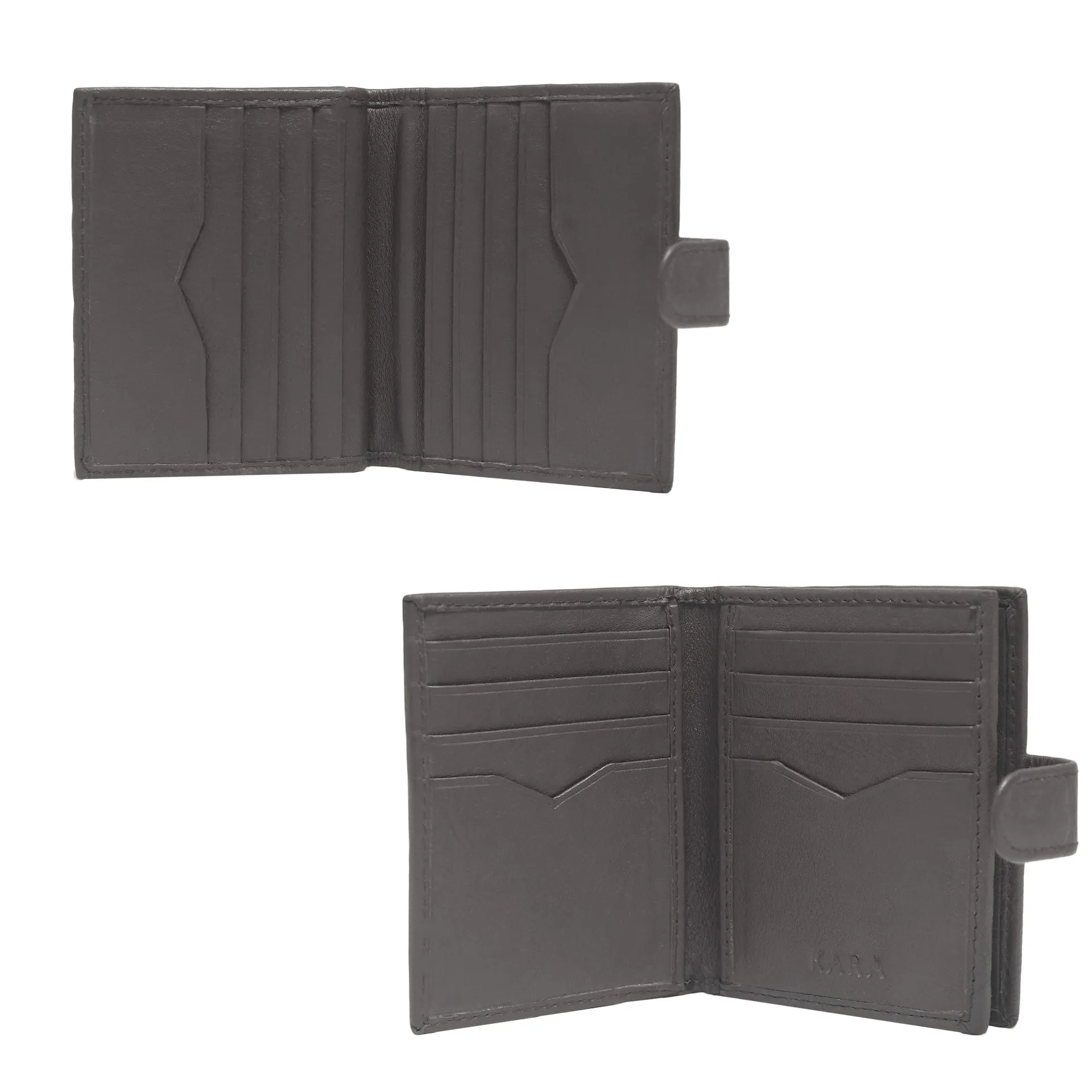 14044 Brown Leather Card Holder for Men and Women