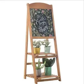 3 Tier Folding Plant Stand - w/Chalkboard