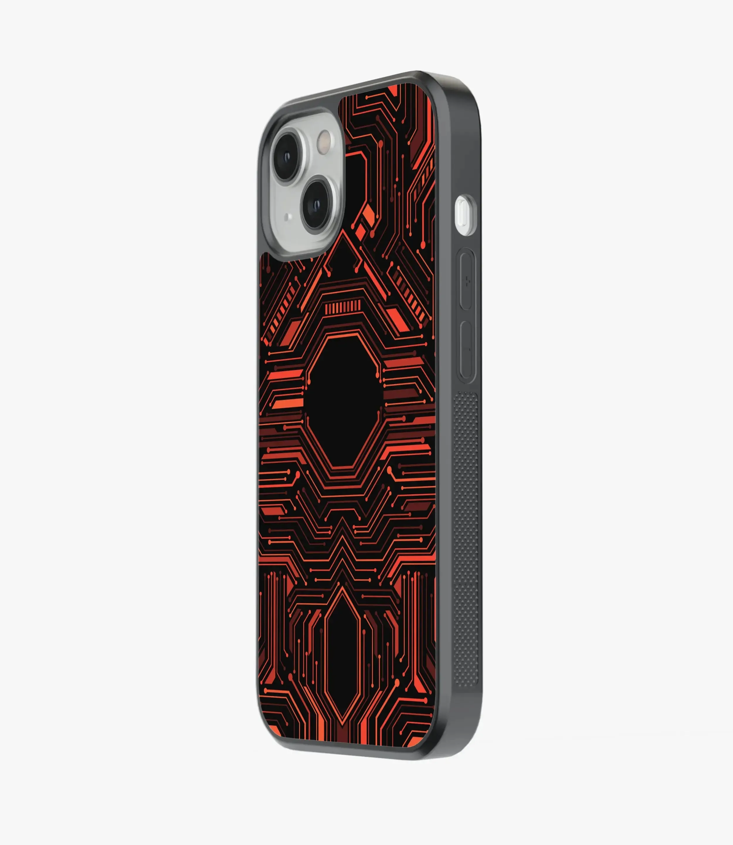 Abstract Futuristic Pattern Glass Case