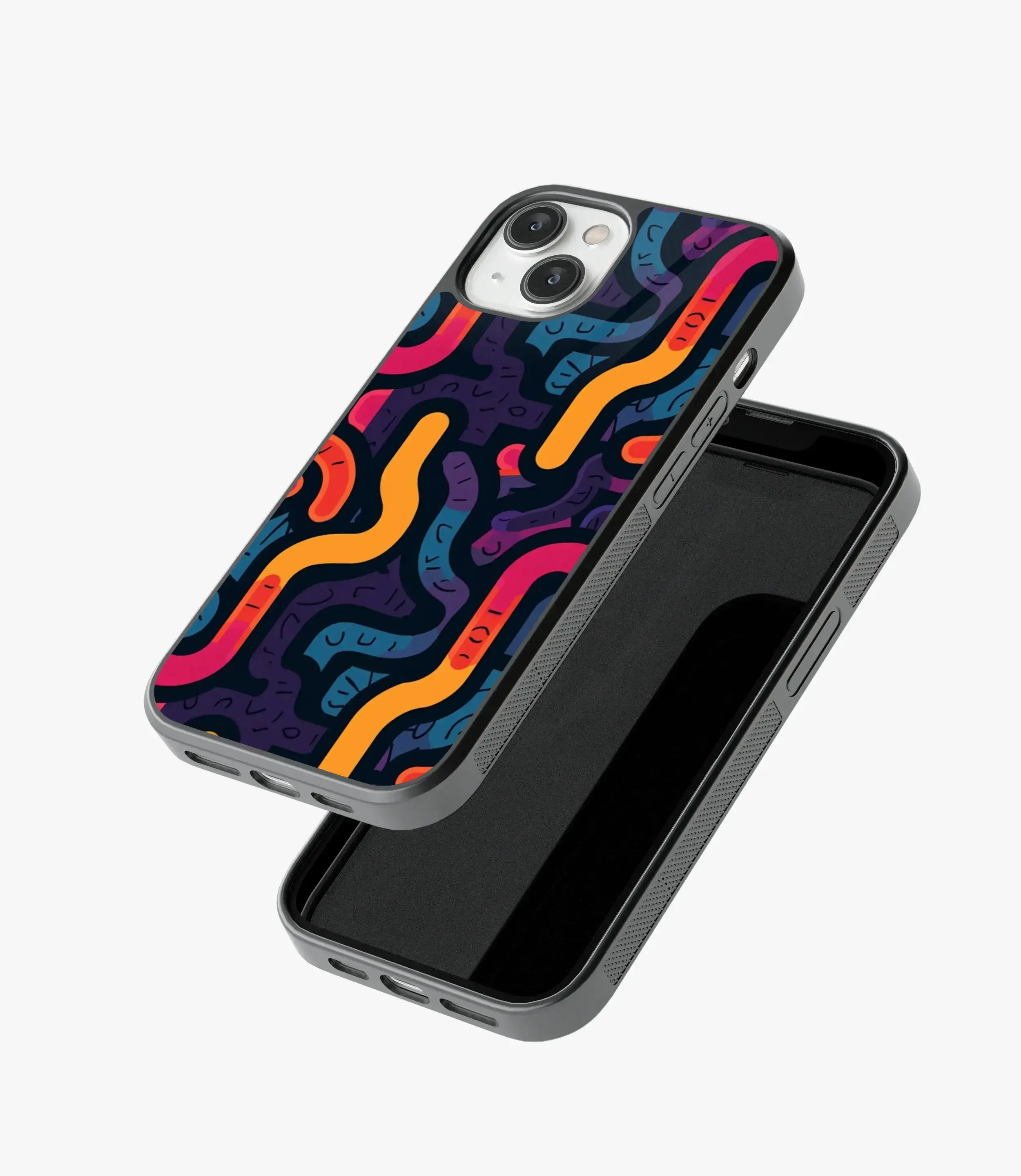 Abstract Galactic Mosaic Glass Case