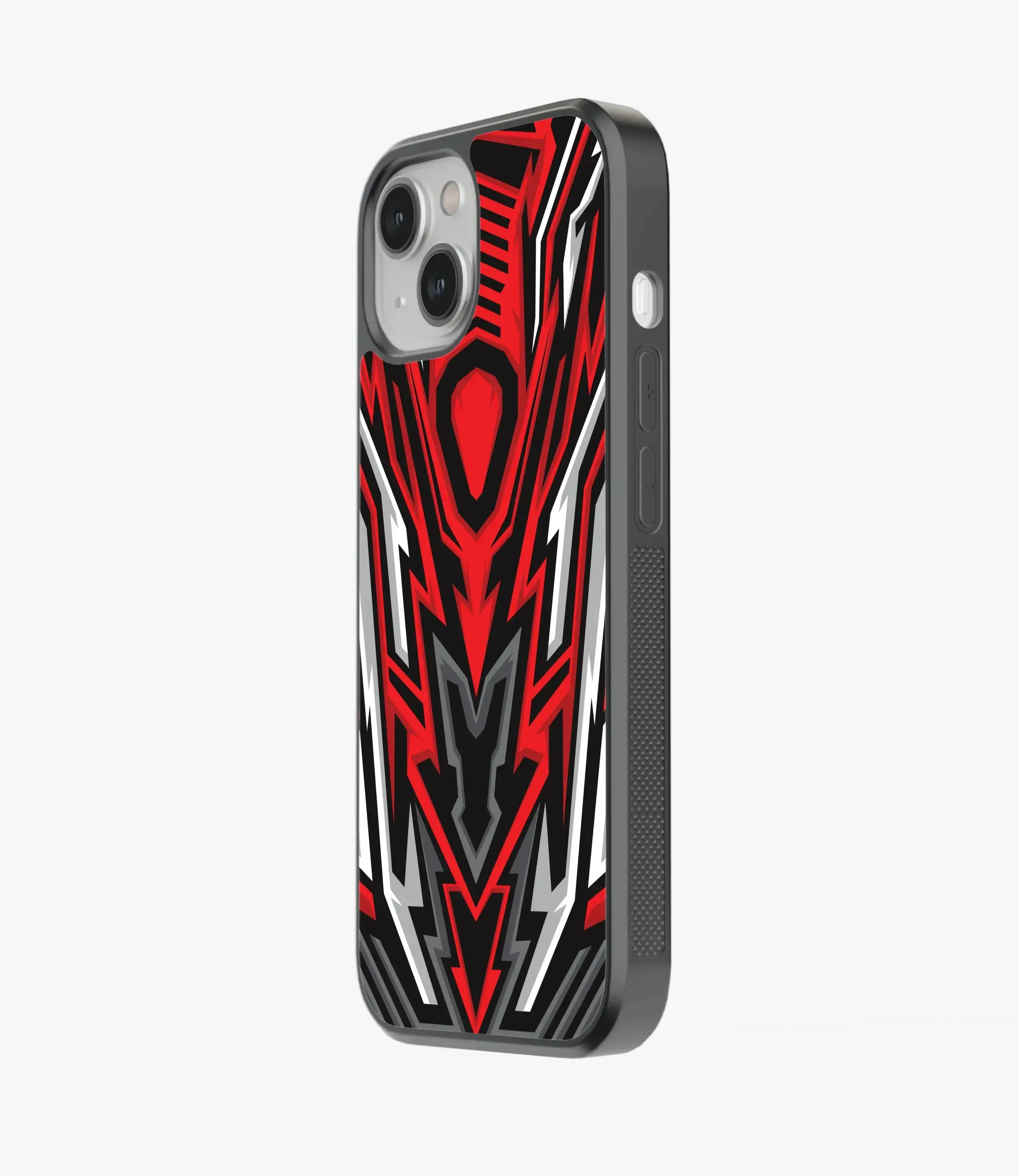 Abstract Speed Demon Pattern Glass Case