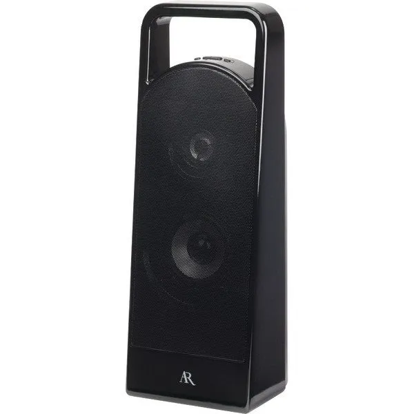 ACOUSTIC RESEARCH AS3BK Portable Bluetooth(R) Speaker with 3.5mm Auxiliary Input