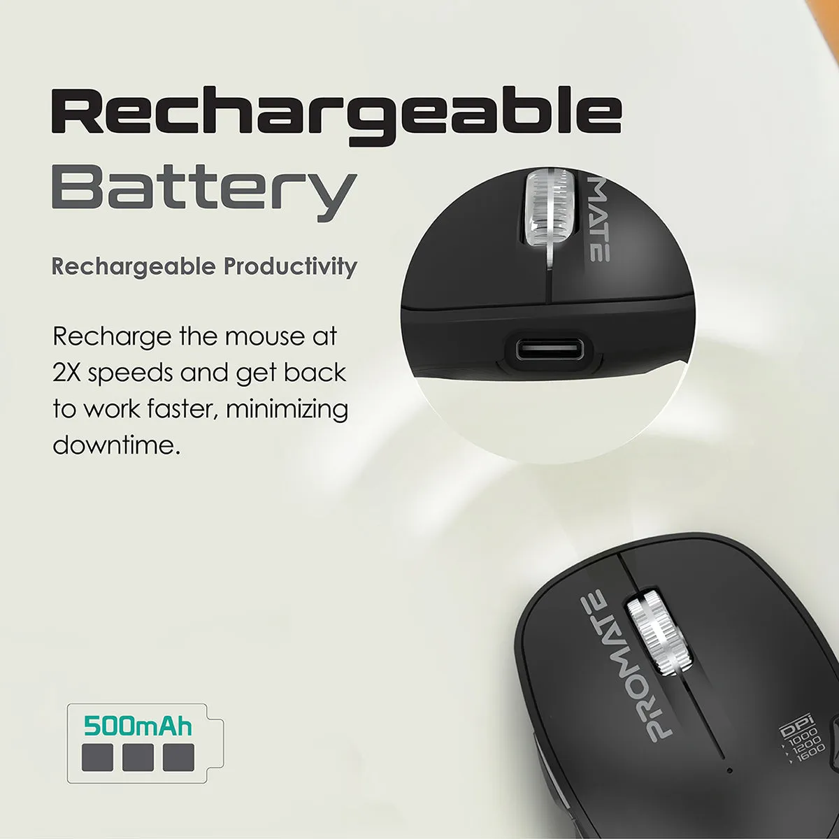 Acute Response Wireless Rechargeable Mouse