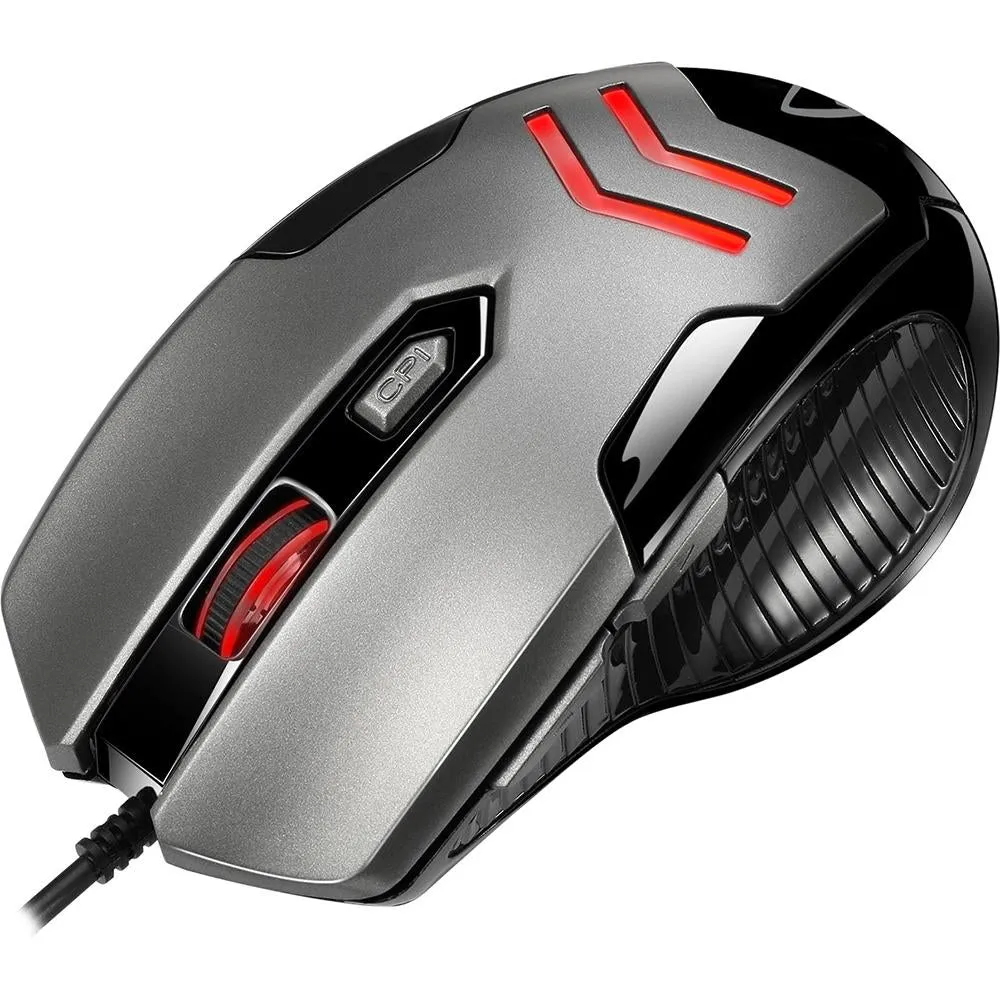 Adesso Multi-Color 6-Button Gaming Mouse - iMouse X1