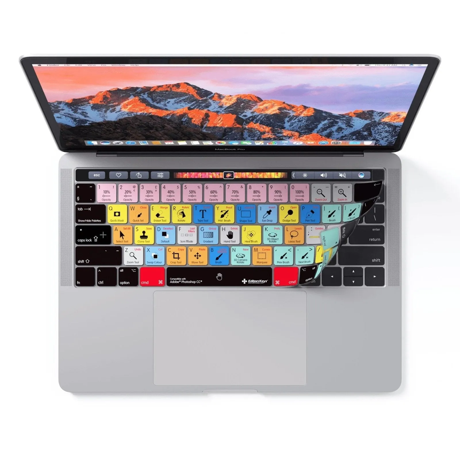 Adobe Photoshop Keyboard Covers for MacBook and iMac