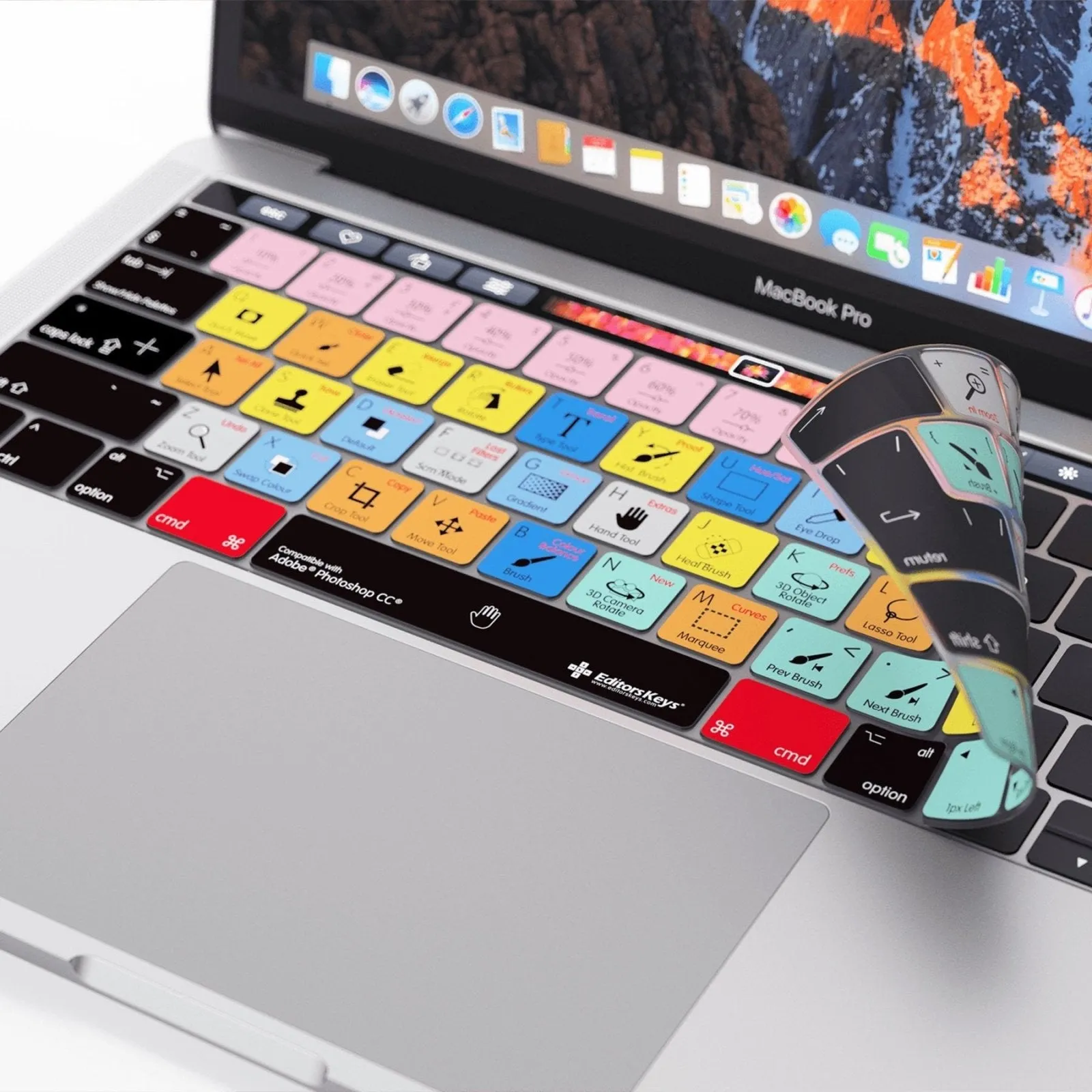 Adobe Photoshop Keyboard Covers for MacBook and iMac