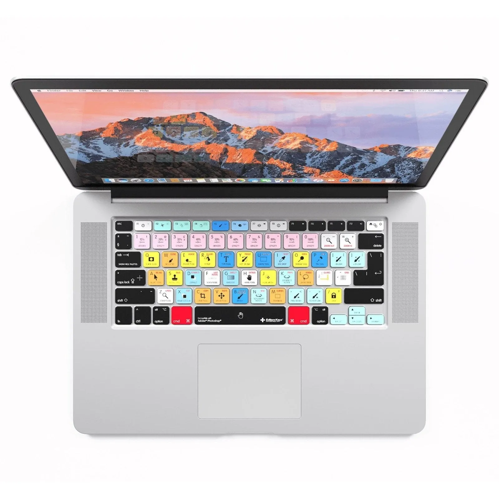 Adobe Photoshop Keyboard Covers for MacBook and iMac