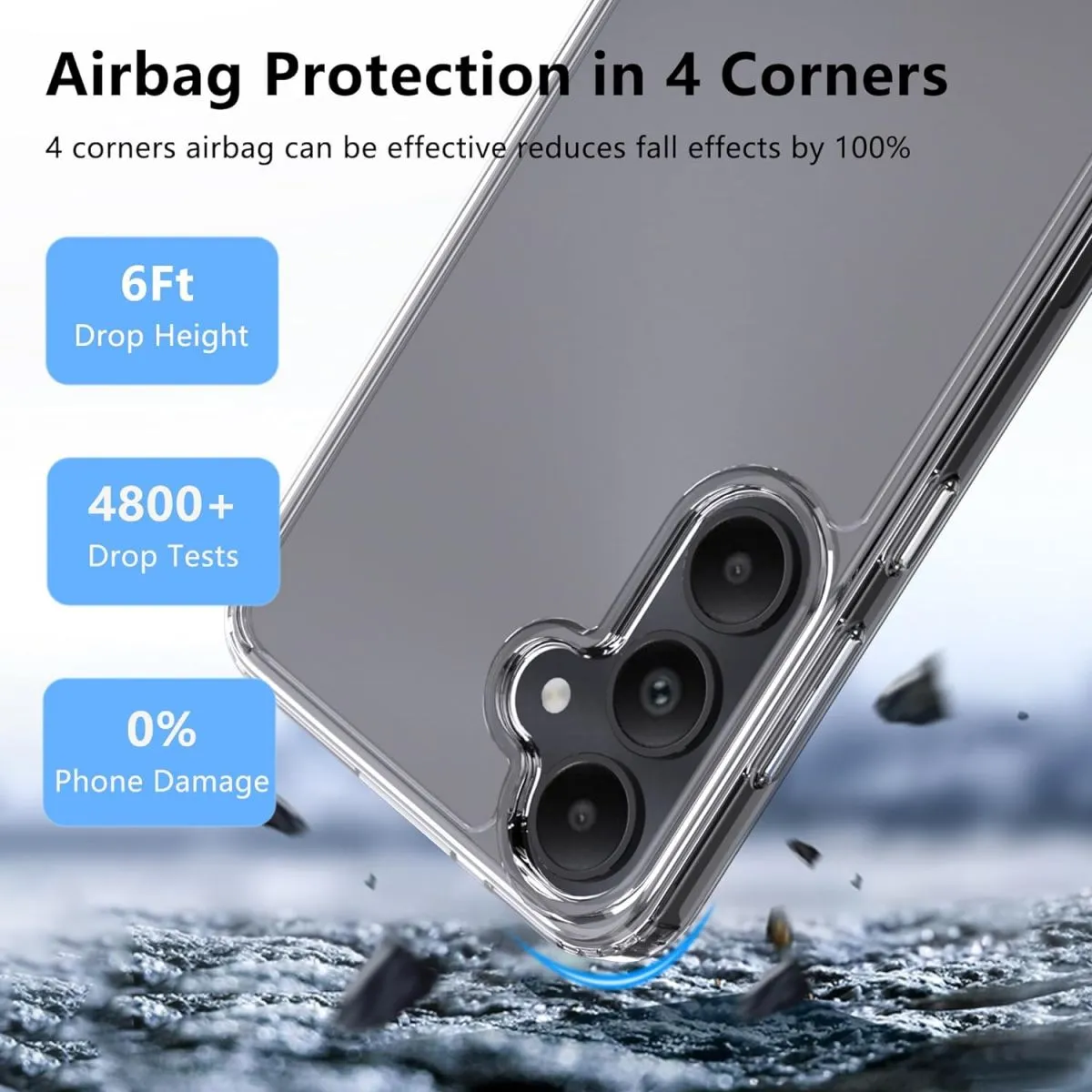 Air Armor Series Samsung Clear Phone Case