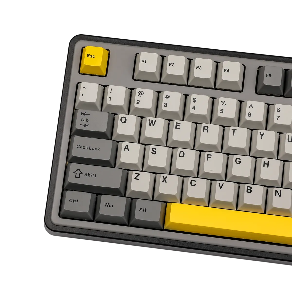 Ajazz AK980 Black-Gray-Yellow Mechanical keyboard With Screen RGB Wired&Wireless (Maillard switch)