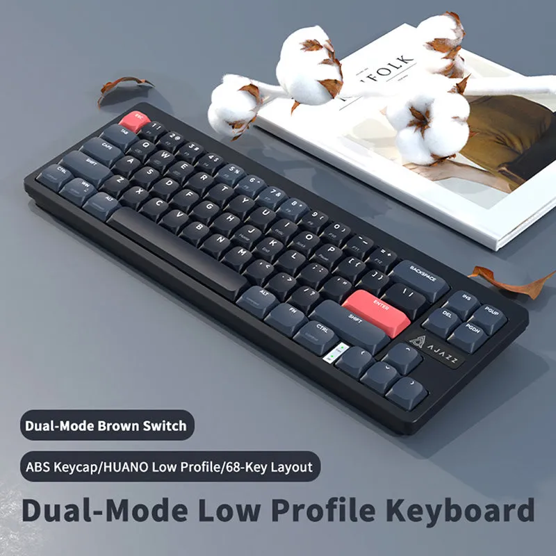 Ajazz AKL680 Wireless Low Profile Mechanical Keyboard