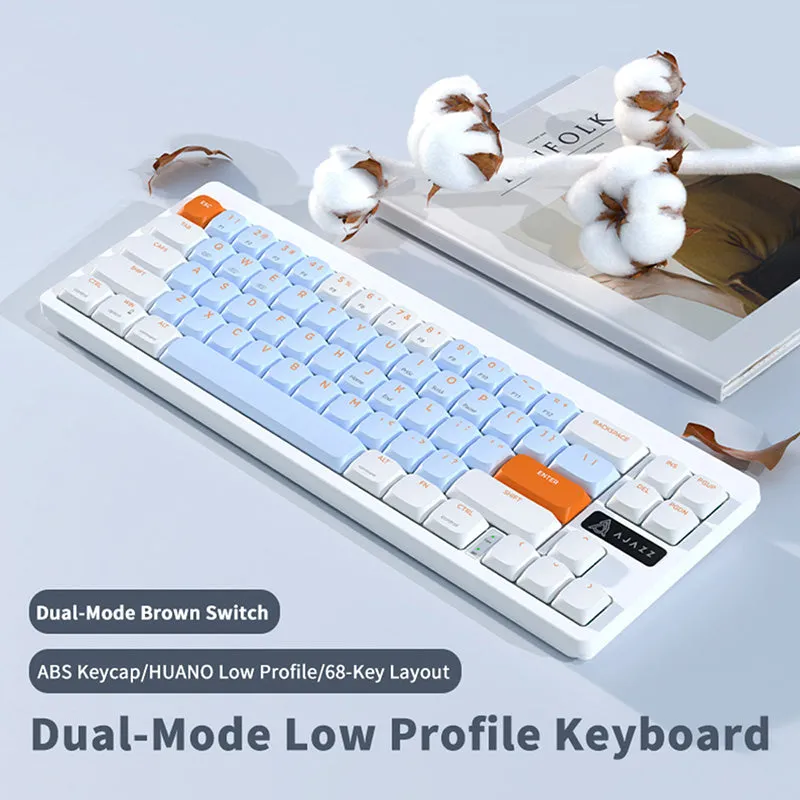 Ajazz AKL680 Wireless Low Profile Mechanical Keyboard