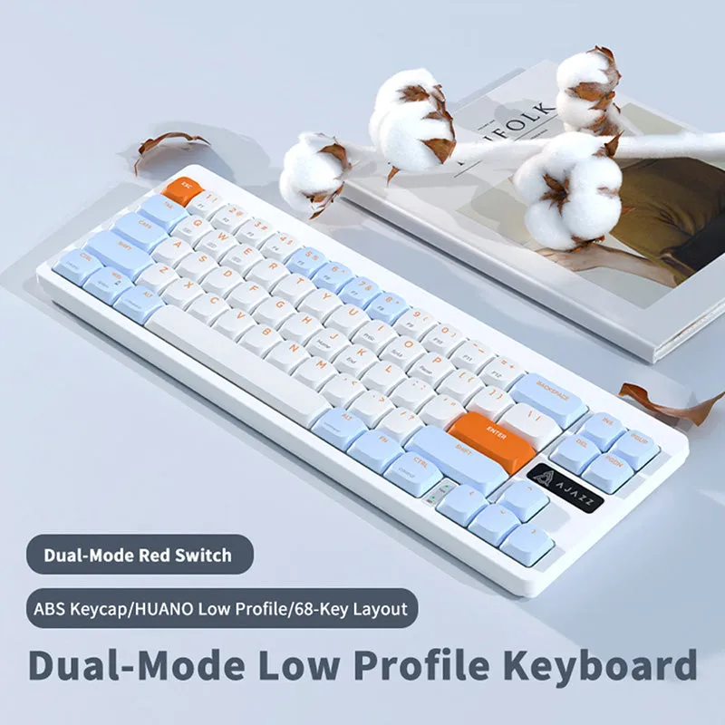 Ajazz AKL680 Wireless Low Profile Mechanical Keyboard