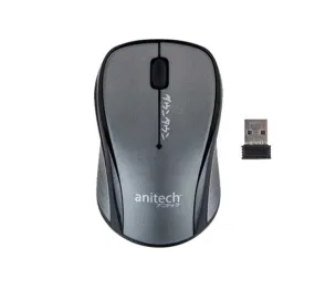 Anitech MW315 Wireless Optical Mouse (Gray)