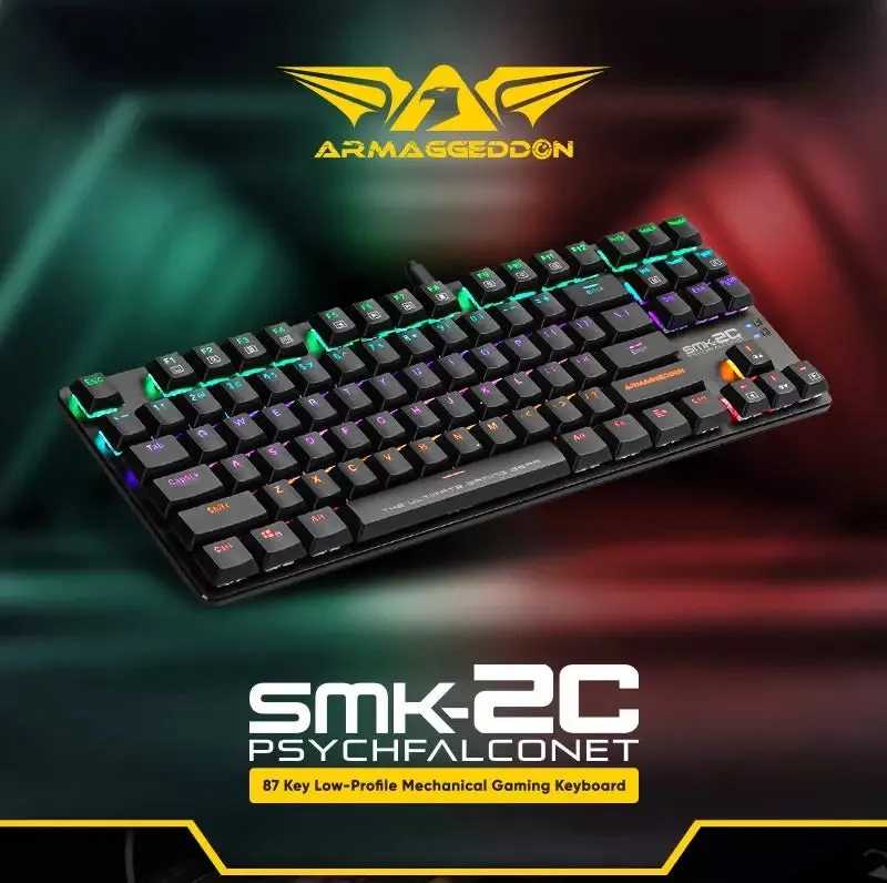 Armaggeddon Mechanical Wired Gaming Keyboard SMK-2C PSYCHFALCONET