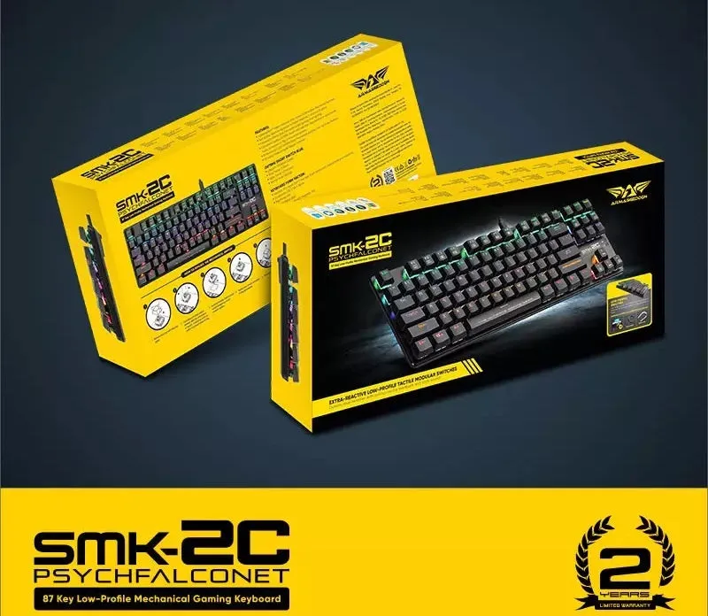 Armaggeddon Mechanical Wired Gaming Keyboard SMK-2C PSYCHFALCONET