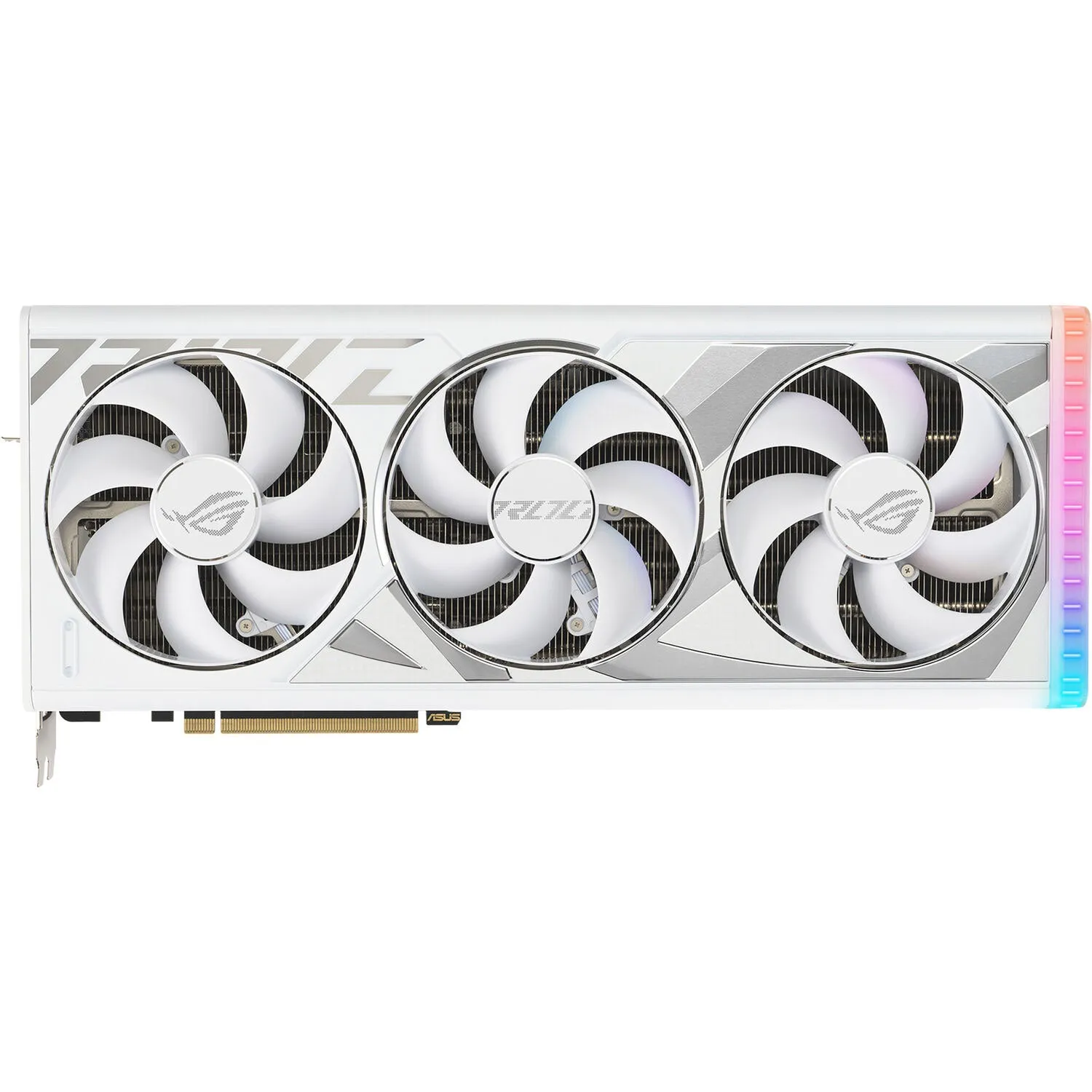 ASUS ROG Strix GeForce RTX 4080 White OC Edition Gaming Graphics Card (PCIe 4.0, 16GB GDDR6X, HDMI 2.1a, DisplayPort 1.4a) ROG-STRIX-RTX4080-O16G-WHITE