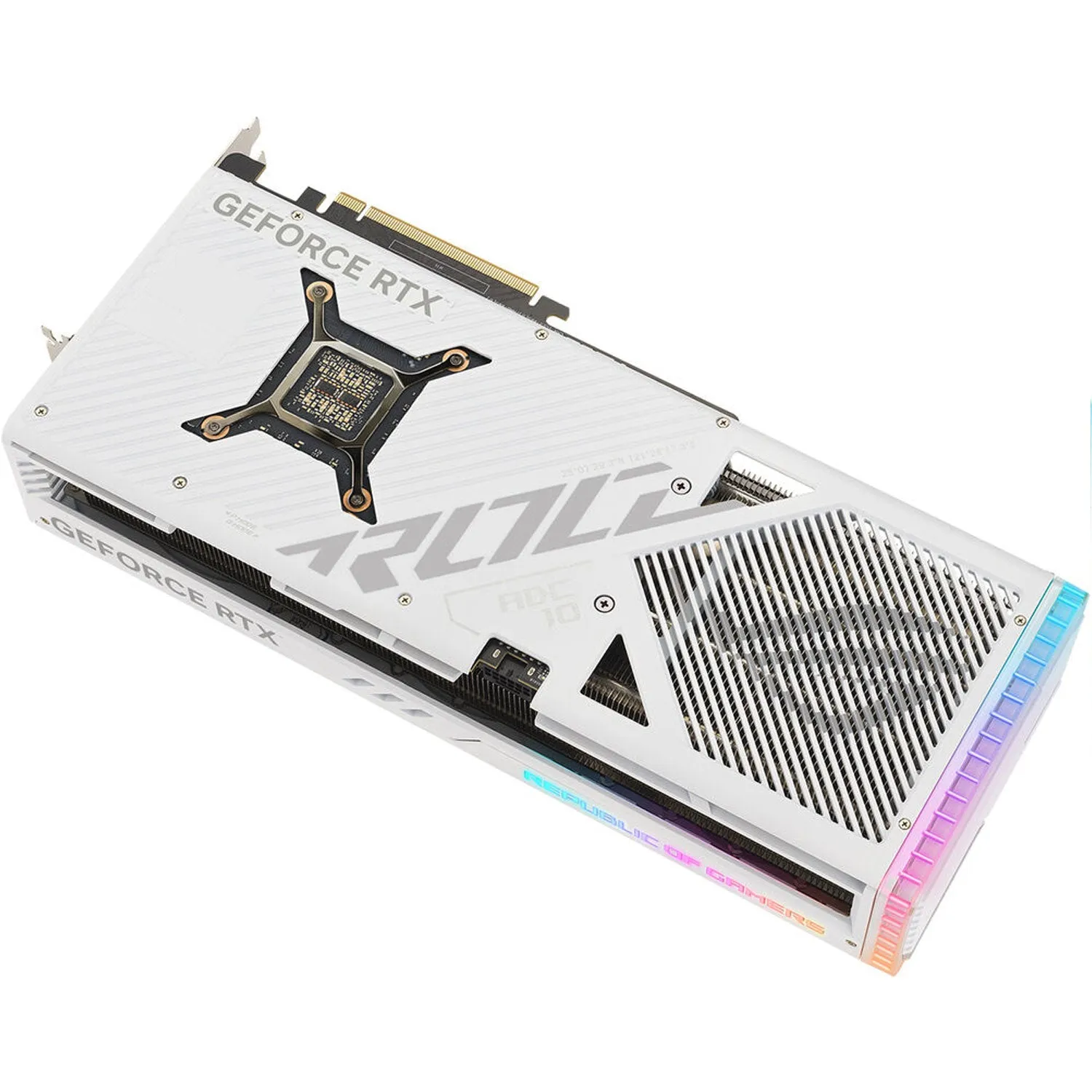 ASUS ROG Strix GeForce RTX 4080 White OC Edition Gaming Graphics Card (PCIe 4.0, 16GB GDDR6X, HDMI 2.1a, DisplayPort 1.4a) ROG-STRIX-RTX4080-O16G-WHITE