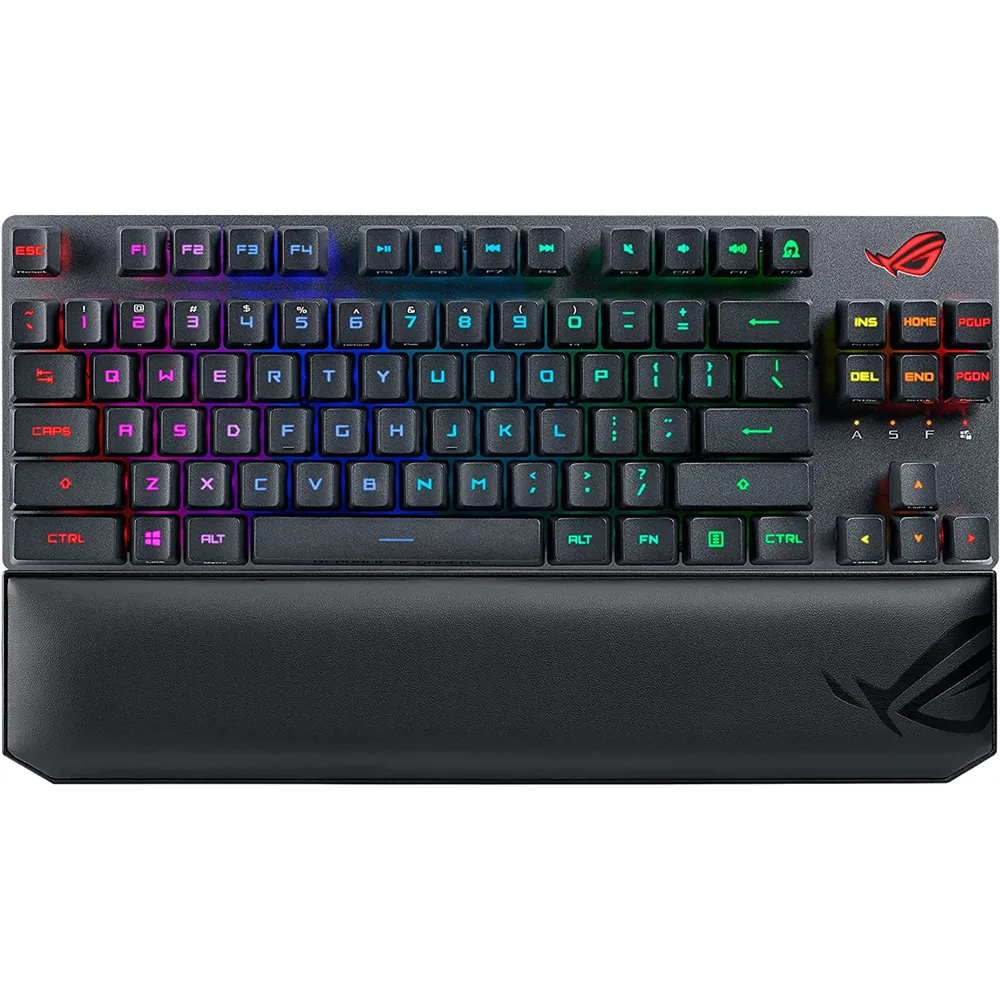 Asus Rog Strix Scope Tenkeyless Deluxe Rx Blue Switch Rgb Wireless Keyboard