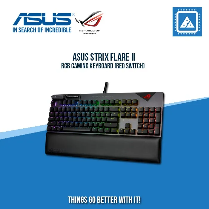 ASUS STRIX FLARE II RGB GAMING KEYBOARD (RED SWITCH)