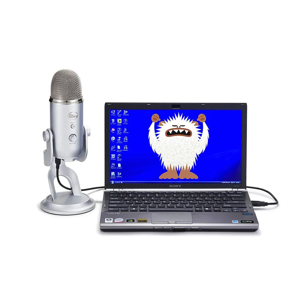 Blue Yeti 3 Capsule USB Microphone - Silver