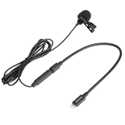 BOYA BY-M2 Lavalier Microphone for iOS Devices