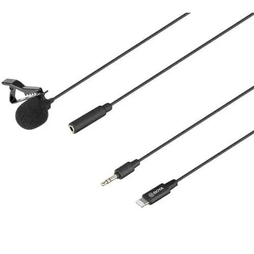 BOYA BY-M2 Lavalier Microphone for iOS Devices