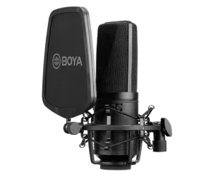 BOYA LARGE DIAPHRAGM CONDENSER MICROPHONE Capture Delicate Voice BY-M1000