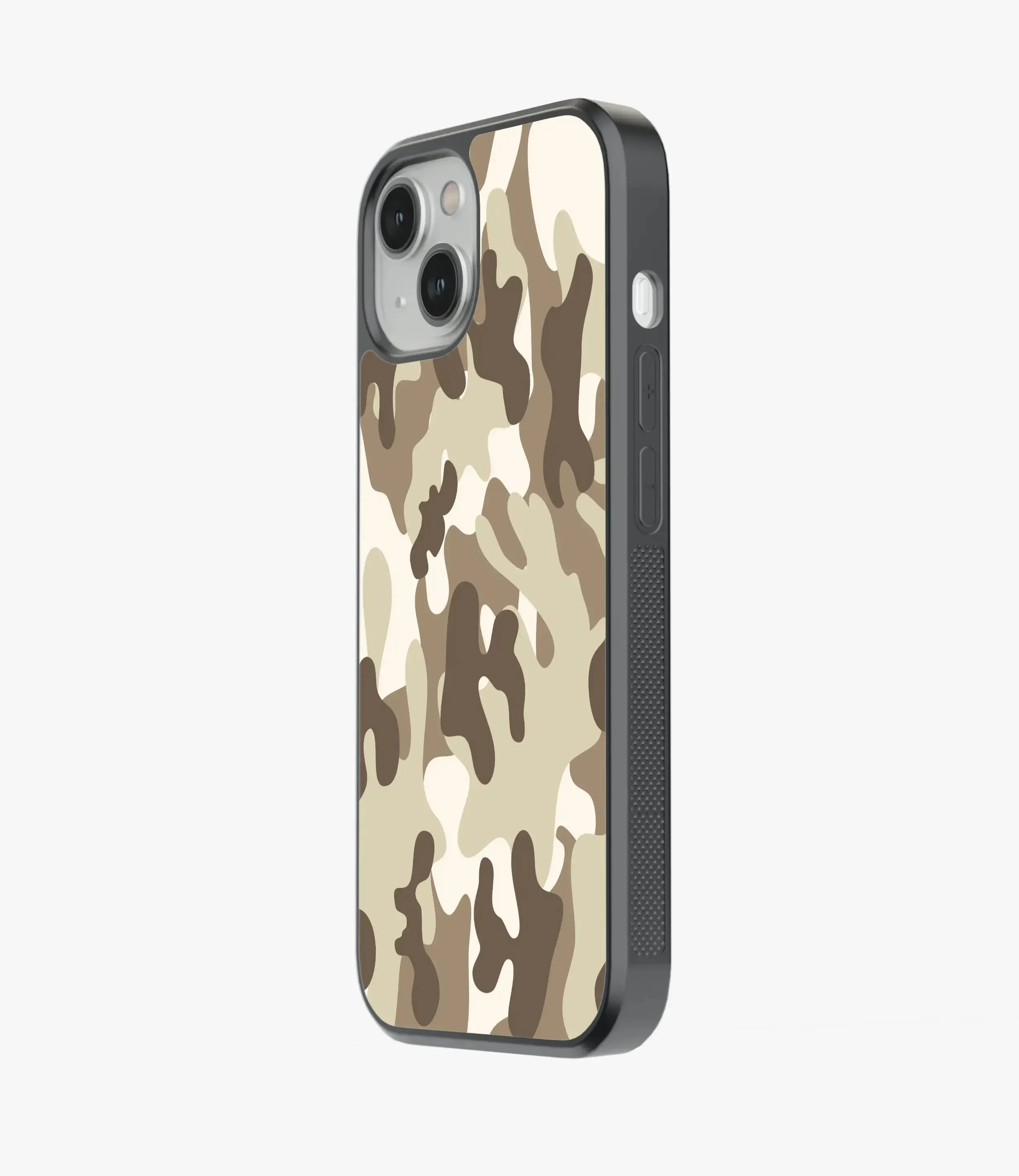 Brown Camo Glass Case