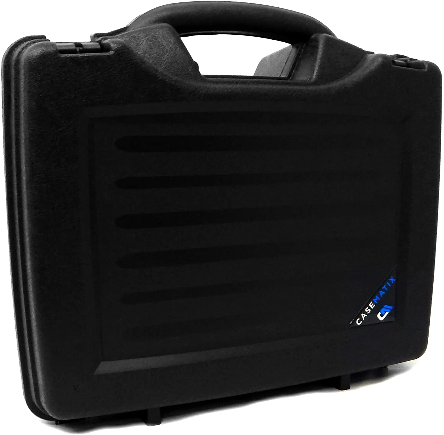 CASEMATIX Cardioid Dynamic Microphone Hard Case with Dense Internal Customizable Foam Fits 6 Shure Microphones SM58, SM57, Beta 58A, PG48, PGA58