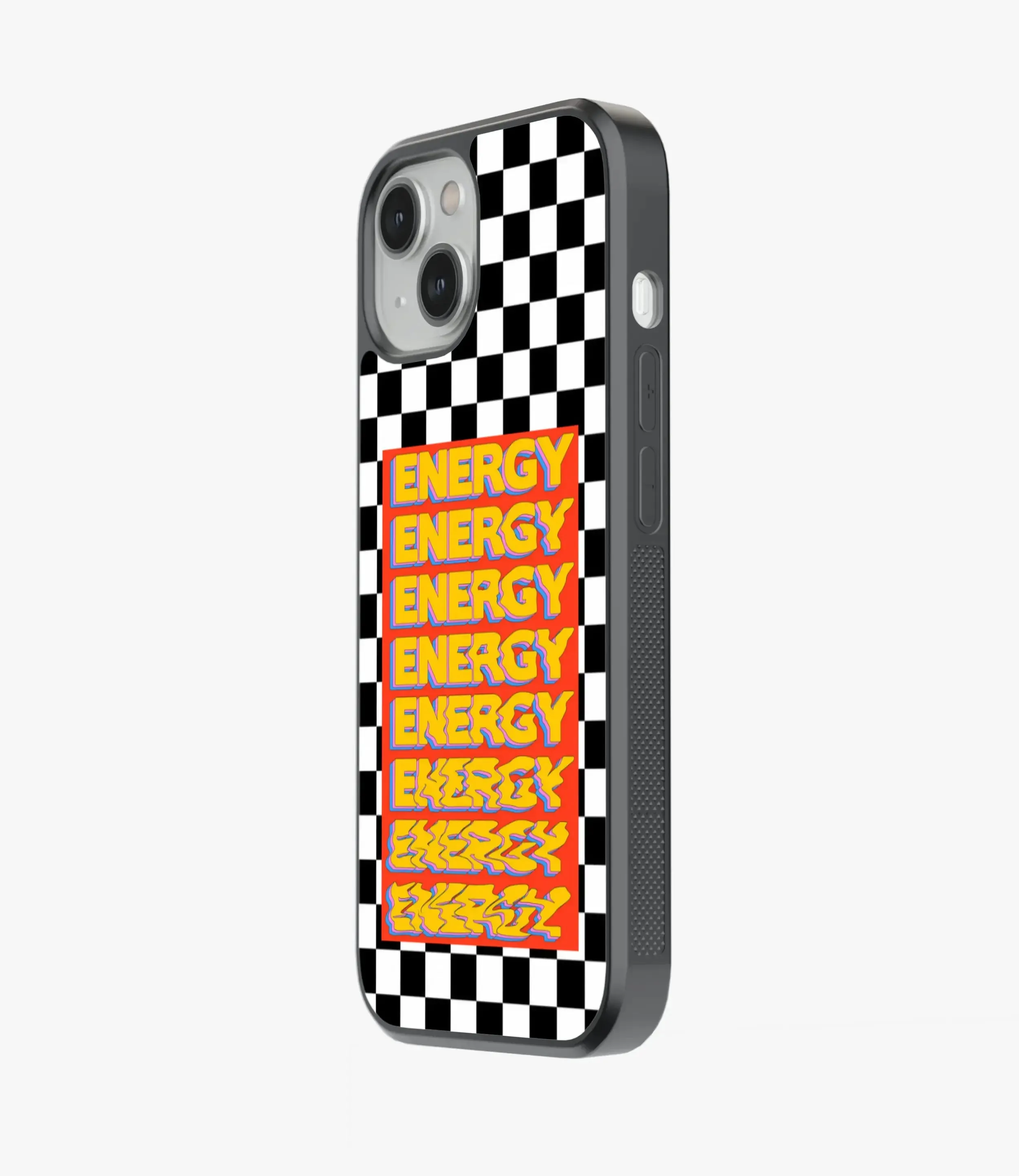 Checkered Energy Glass Case