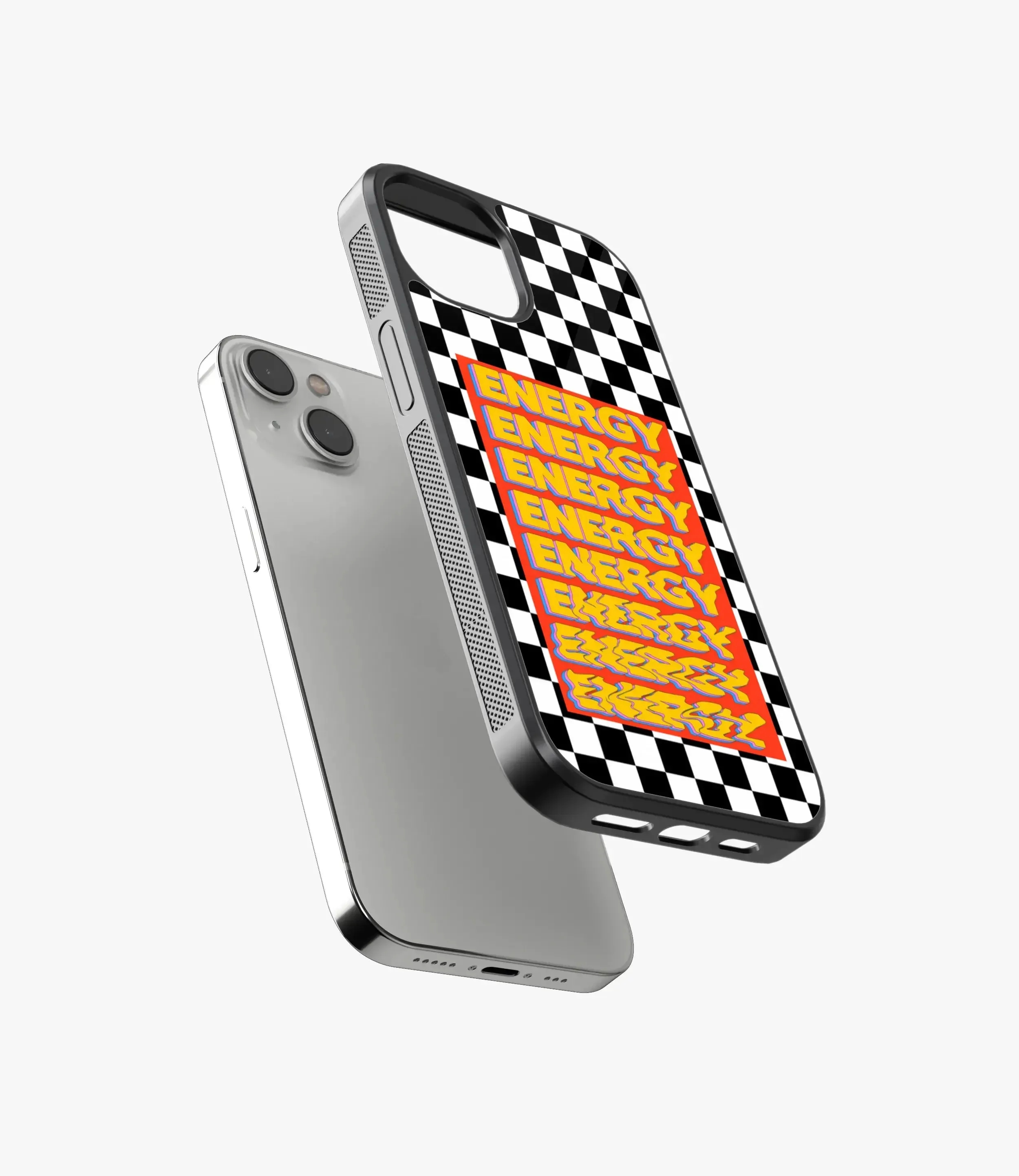 Checkered Energy Glass Case