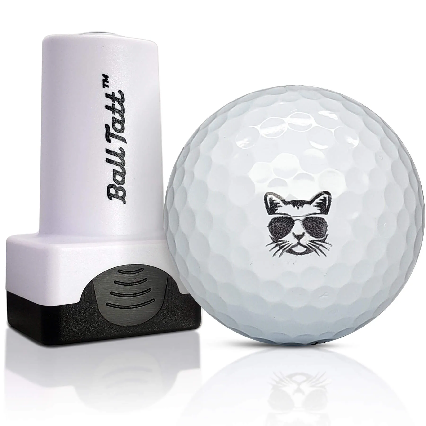 Cool Cat Golf Ball Stamp