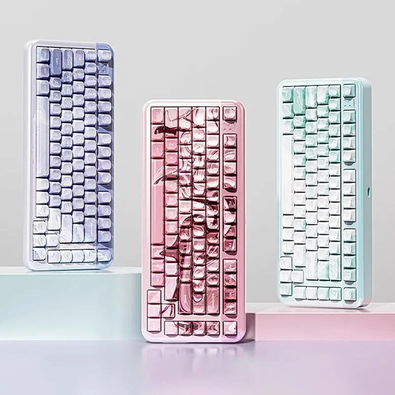 CoolKiller Next75 Magnetic Switch Porcelain Keycaps Aluminum Wireless Mechanical Keyboard