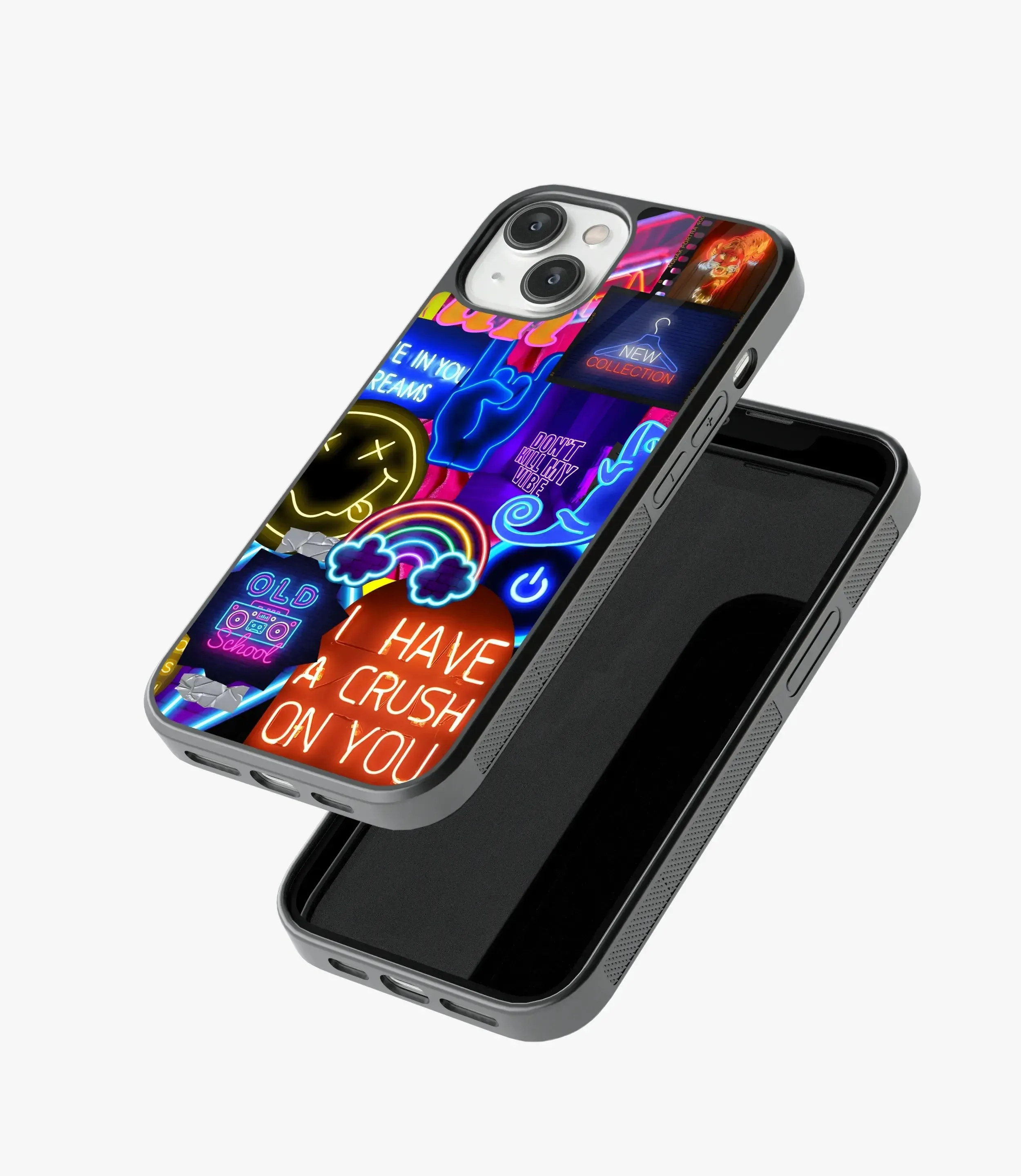 Crush On You Neon Glass Case