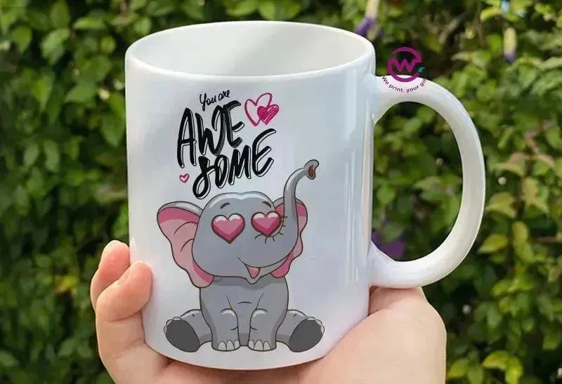 Custom Mugs-Ordinary-Elephant Designs