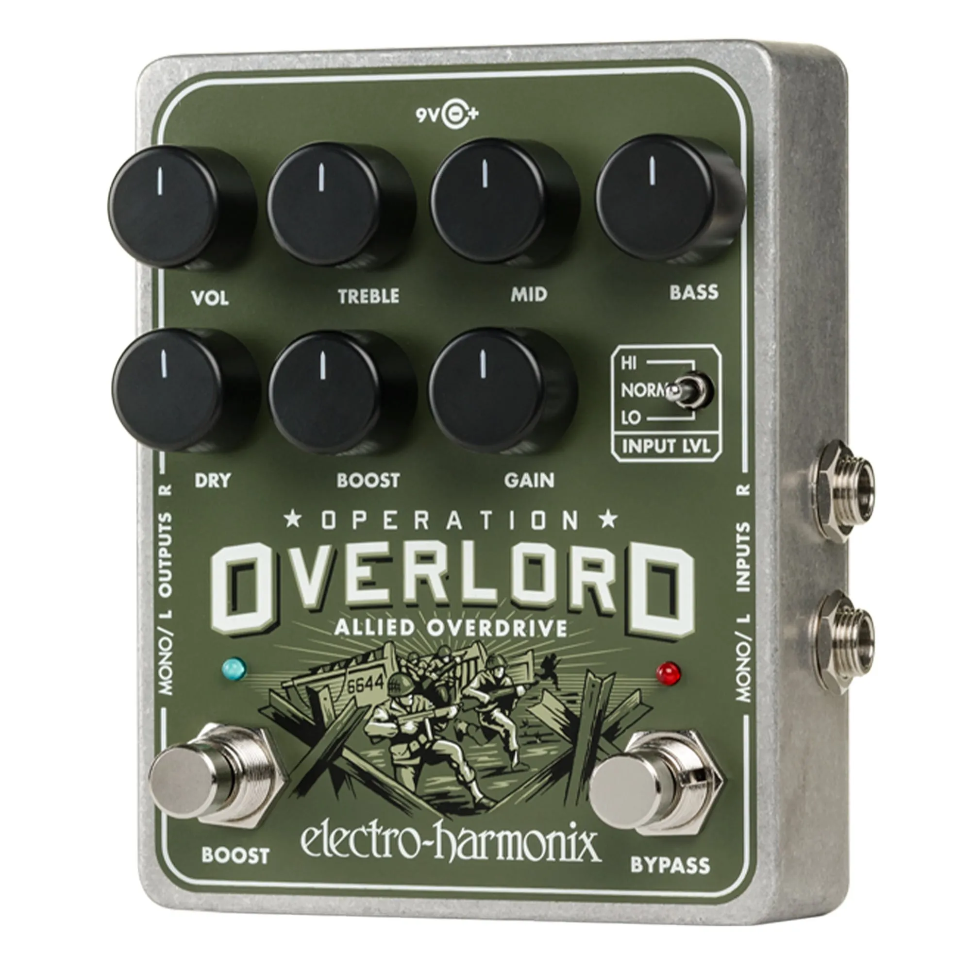 Electro-Harmonix Operation Overlord Stereo Overdrive Pedal