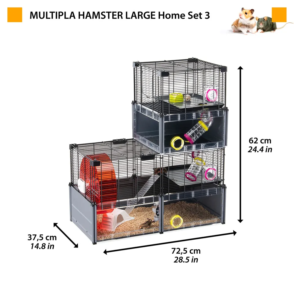 Ferplast Multipla Large Hamster Cage with Accessories