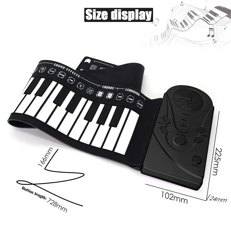 Foldable 49 Key Soft Keyboard Piano