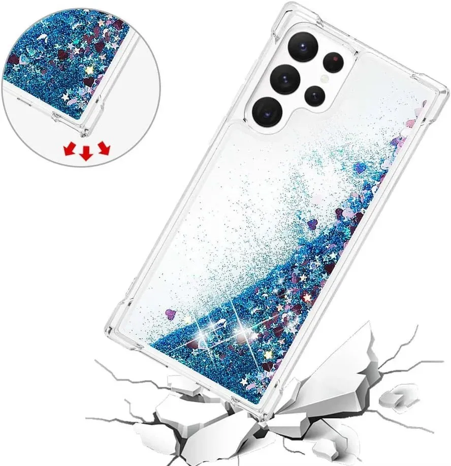 Galaxy S23 Ultra Case Glitter Luxury Cute Case