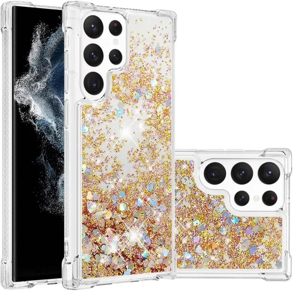 Galaxy S23 Ultra Case Glitter Luxury Cute Case