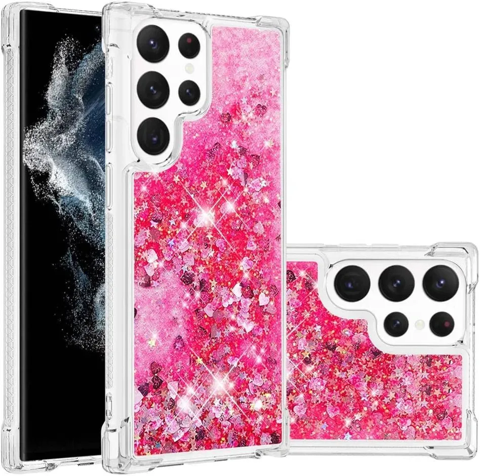 Galaxy S23 Ultra Case Glitter Luxury Cute Case