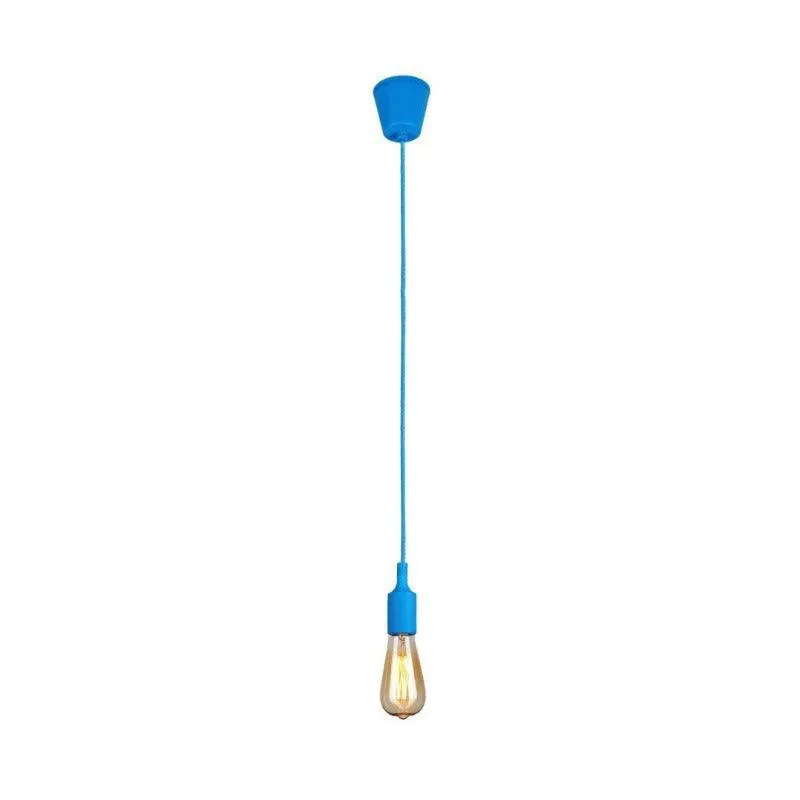 Hanging E27(Screw) Pendant Holder - Sky Blue