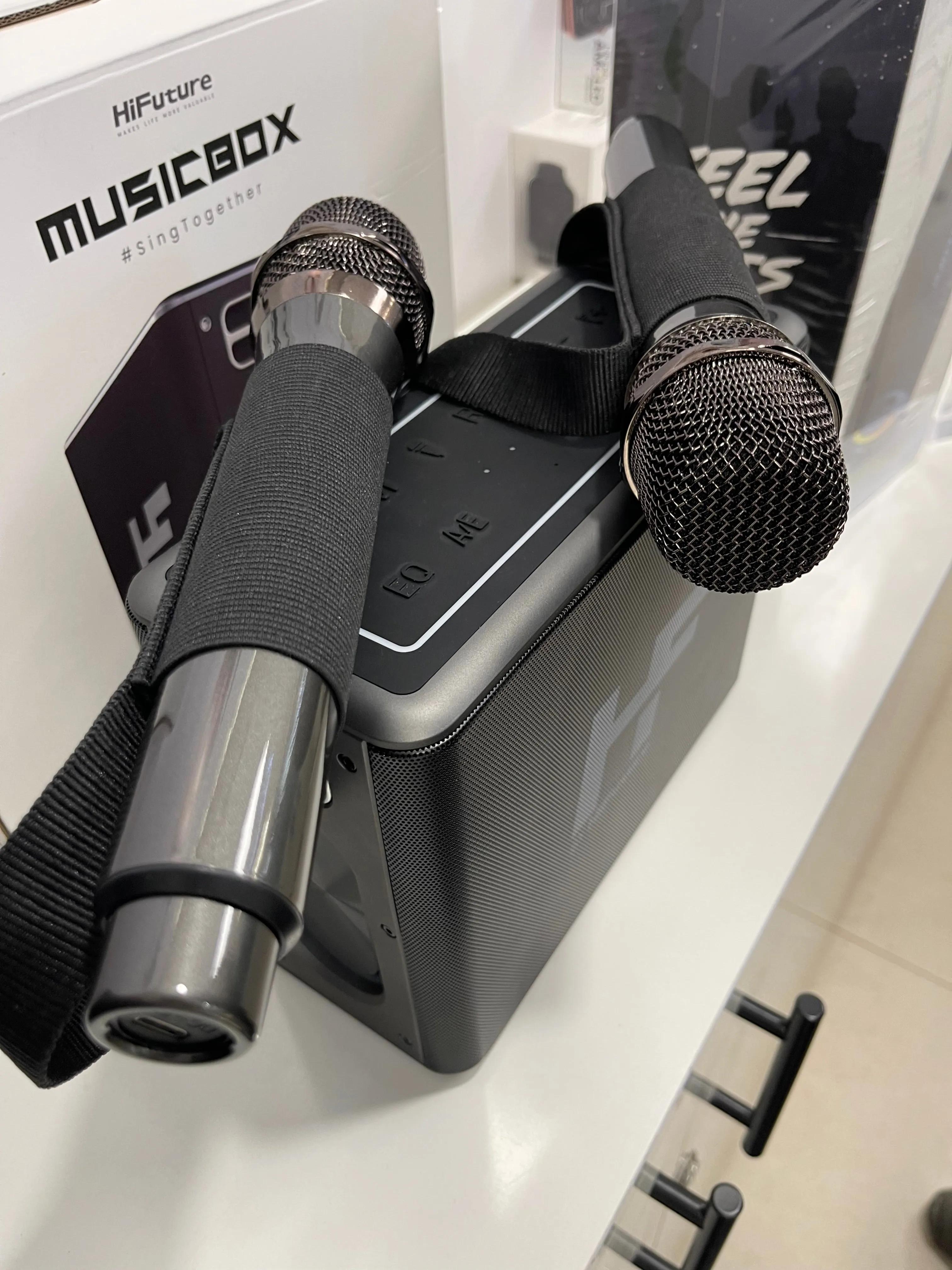 HiFuture Music Box Wireless Karaoke with Microphones