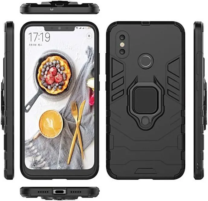 iPhone 13 Mini 5.4 inch Defender Armor Rugged Case - Black