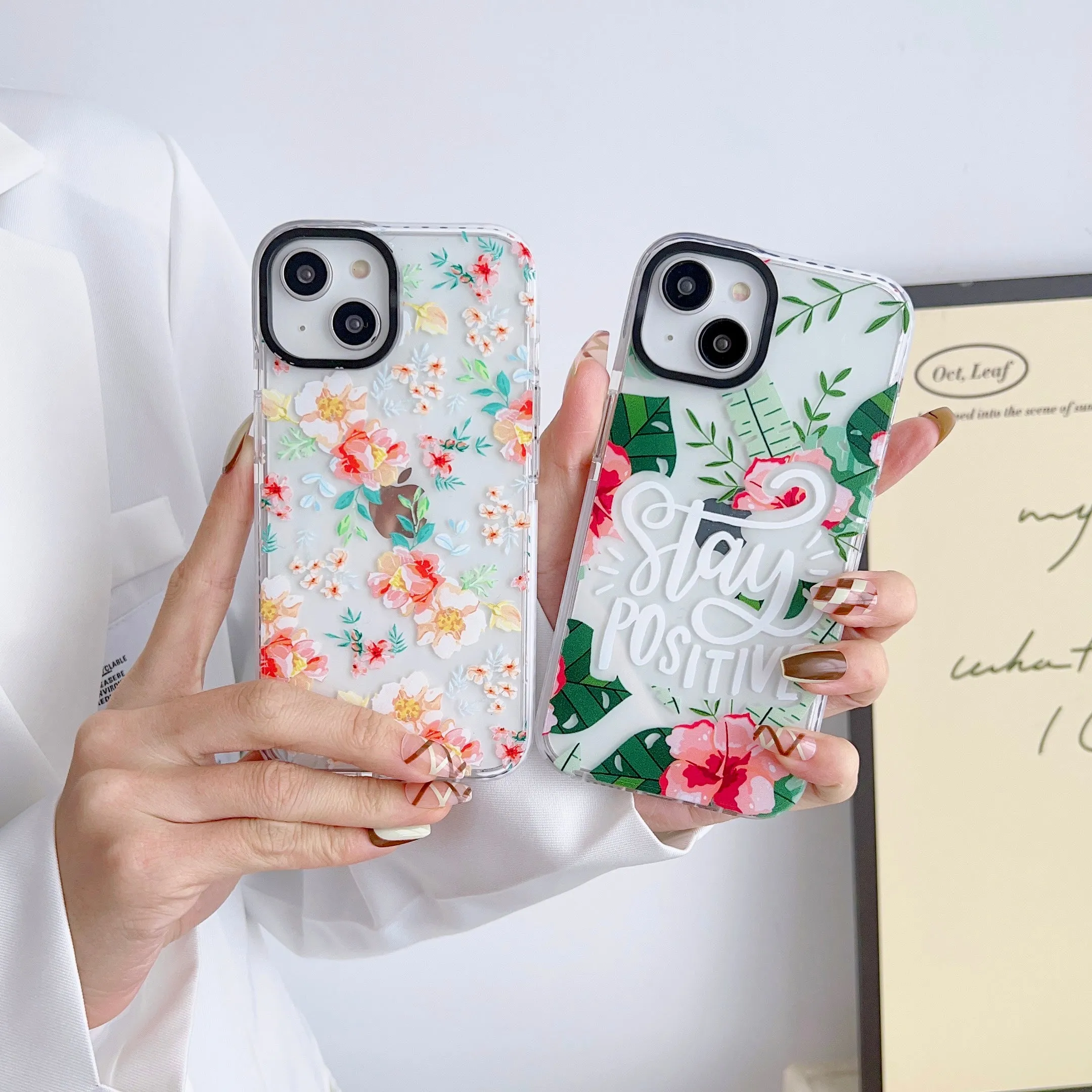 iPhone Impact Proof Silicon Case ( Butterfly And Florals )