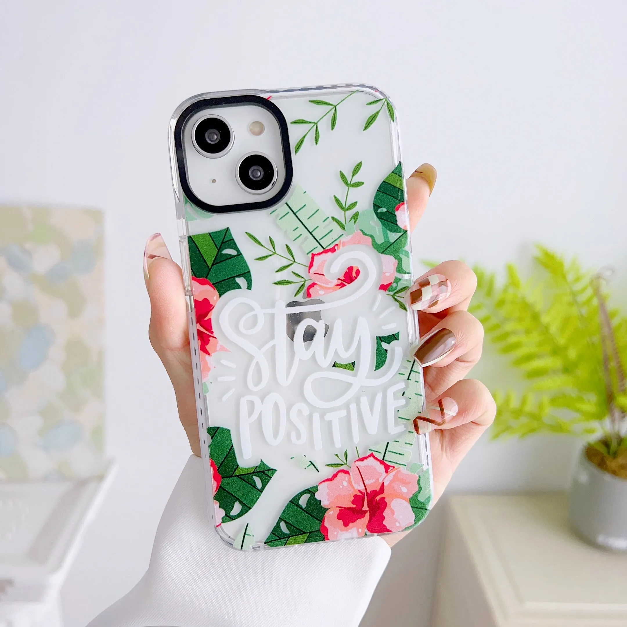 iPhone Impact Proof Silicon Case ( Butterfly And Florals )