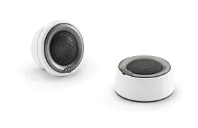 JL Audio M6 1in Component Tweeter White Mounting Cups and Gray Trim