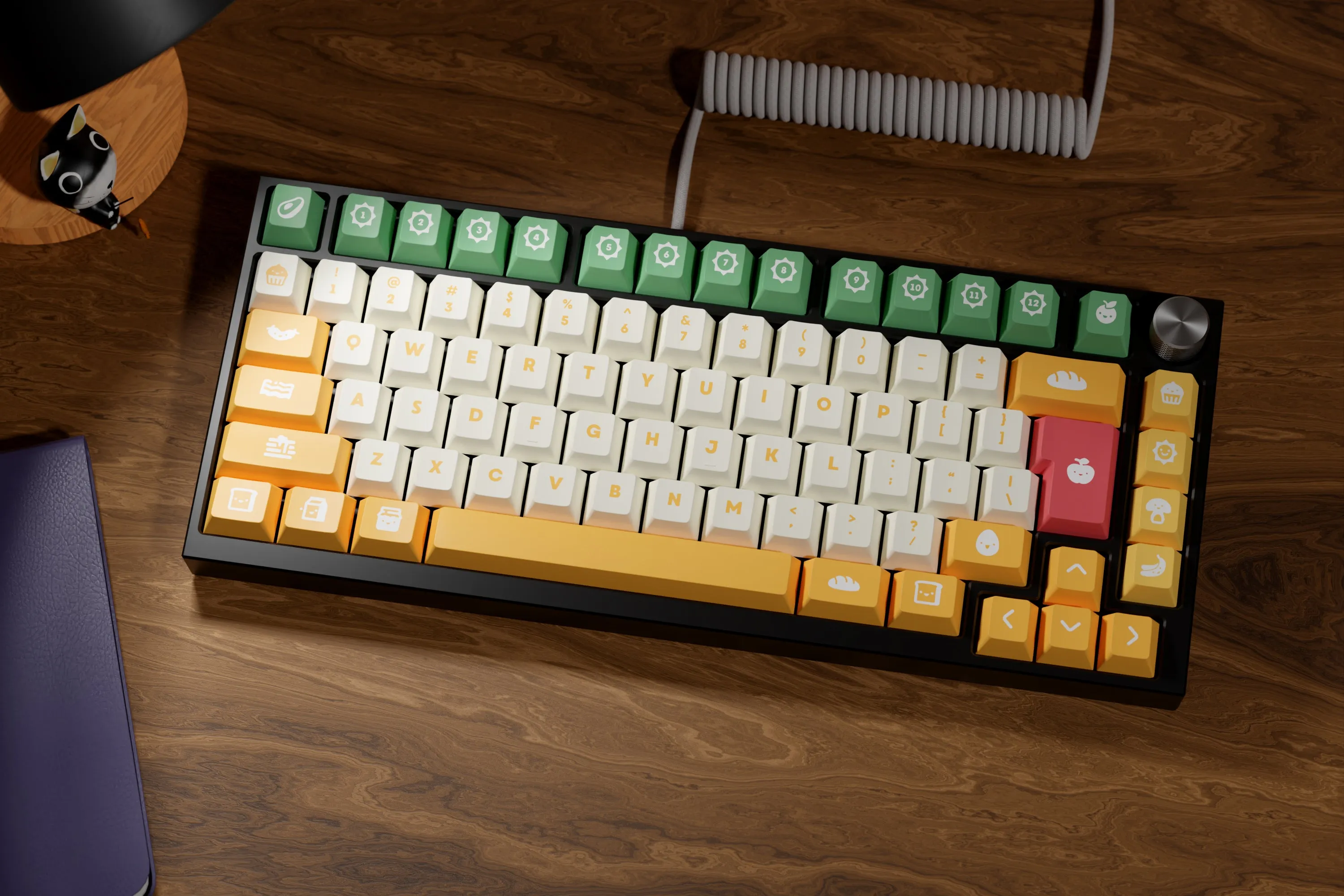 kfaPBT Sunny Side Up Keycaps