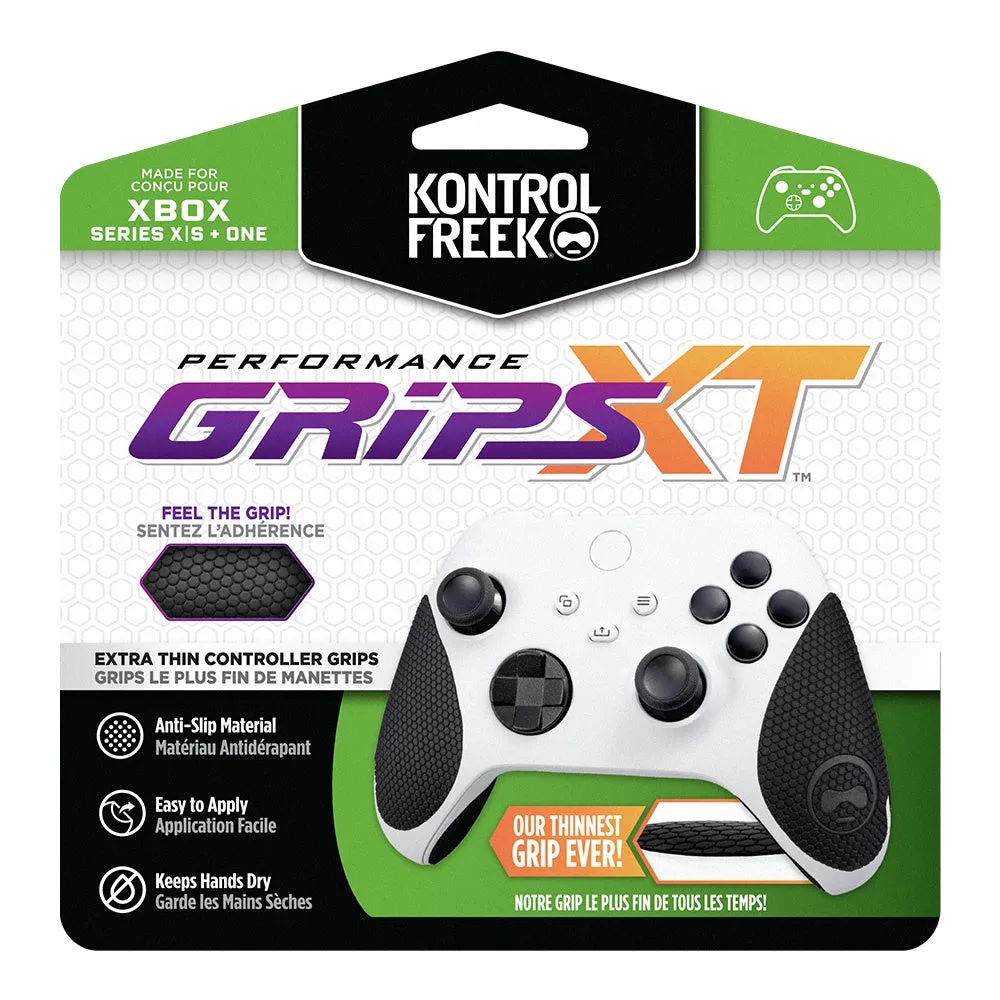 KontrolFreek Performance Grips for XBOX One Series X/S Controller [Purple/Black XT]